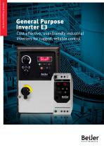 General Purpose Inverter E3 - 1