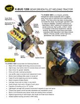 K-BUG 1200 Gear Driven Fillet Welding Tractor-2