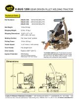 K-BUG 1200 Gear Driven Fillet Welding Tractor-4