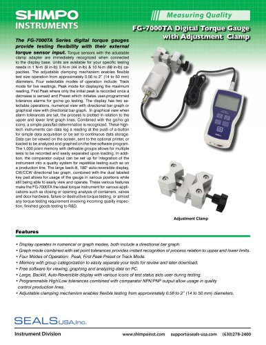 Shimpo MT-100 Contact Pocket Tachometer; Measures In: Total Revolutions (rev); Revolutions Per Minute (RPM); Surface Speed: M/min, Y/min, In/min, Ft/min; And Length: Meters, Yards, Feet And Inches In | Whizz B2B