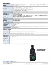 PT-131 & PT-132 Contact Tachometers - 2