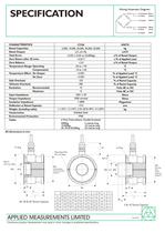 High Capacity Stainless Steel Bending Ring Compression LOAD CELL CTUS Series - 2