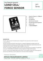 Low Capacity Isometric LOAD CELL/ FORCE SENSOR UF1 Series - 1