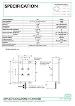 Low Capacity Isometric LOAD CELL/ FORCE SENSOR UF1 Series - 2