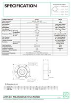 Low Profile & Low Range Pancake Tension & Compression LOAD CELL DSCRC Series - 2