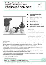 Low Range Stainless Steel Amplified & Non-Amplified Output PRESSURE SENSOR Pi600 Series - 1