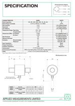 Miniature Low Profile Submersible Tension & Compression LOAD CELL DDEN Series - 2