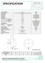 Stainless Steel Low Profile Compression LOAD CELL CBES Series - 2