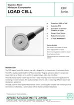 Stainless Steel Miniature Compression LOAD CELL CDF Series - 1