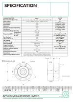 Static Rated & Fatigue Rated Low Profile Tension & Compression PANCAKE LOAD CELL DSCC Series - 2