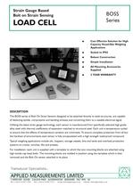 Strain Gauge Based Bolt on Strain Sensing LOAD CELL BOSS Series - 1