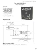 PS50A SERIES POWER SUPPLY Model: PS50A, PS50A-LV - 1