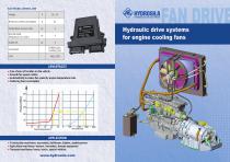 Hydraulic drive systems for engine cooling fans-1