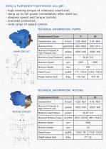 Hydrostatic transmission for truck mixers-2