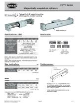 FGYB & FGYR Series Magnetically Coupled Rodless Cylinders-8