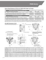 FKHS Series 3 Jaw Parallel Motion Pneumatic Grippers - 7