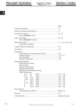 Pancake Cylinder section of CV9 Catalog