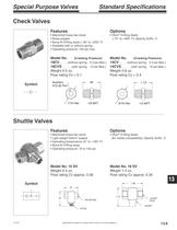 Special Purpose Valve section of CV9 Catalog-6