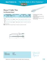 Heyco® Cable Ties Push Mountable Nytyes® - 1