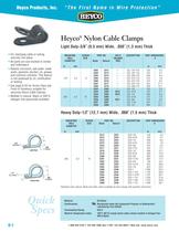 Heyco® Nylon Cable Clamps - Light Duty - 1