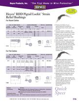 Heyco® RDD Pigtail Lockit™ Strain Relief Bushings For Round Cables-1