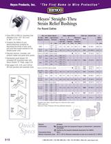 Heyco® Straight-Thru Strain Relief Bushings For Round Cables - 1