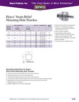 Heyco® Strain Relief Mounting Hole Punches - 1