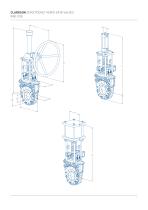 CLARKSON ZERO POCKET KNIFE GATE VALVES MODEL ZP300-4