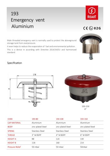 193 emergency valve