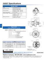 Catalog page: Pressure Switches - PR Series-4