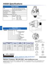 Catalog page: Pressure Switches - PR Series-8