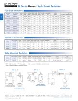 Catalog page: Single-Point Liquid Level Switches-7