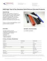 6305 High Tear & Flex Resistant Solid Silicone Extruded Products-1