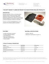 Bellofram Silicones Model 7109 Closed Cell Silicone Sponge Molded Elastomer Products (Soft Density) (UL94 V-0)-1