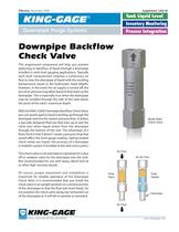 KING-GAGE® Model 6563 Downpipe Backflow Check Valve Pipe Purge System-1