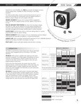 Marsh Bellofram Automatic Timing & Controls Division 305E Series Motor-Driven Analog Reset Timer - 1