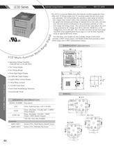 Marsh Bellofram Automatic Timing & Controls LE3S Series LCD Multi-Function Multi-Range Universal Digital Timer - 1