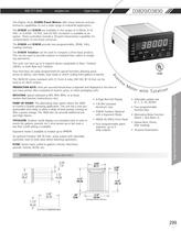 Marsh Bellofram DigiTec Division D3820/D3830 Process Meter with Totalizer - 1