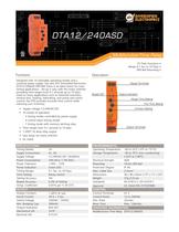 Marsh Bellofram Diversified Electronics Division DTA12/240ASD Series Multi-Function DIN Rail Time Relay-1