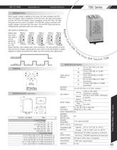 Marsh Bellofram Diversified Electronics Division TBG Series Repeat Cycle-ON Timer First DIP Switch TDR - 1