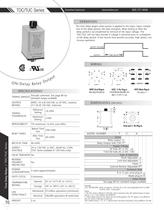 Marsh Bellofram Diversified Electronics Division TDC/TUC Series ON-Delay Relay Output - 1