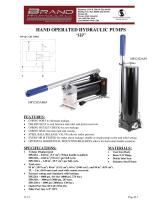 HP - Hand operated hydraulic pumps - 1