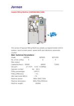 Jornen Machinery/Capsule Filling Machine, suitable for powder, pellets, granules, herbs, vitamins(NJP500/800/1200) - 1