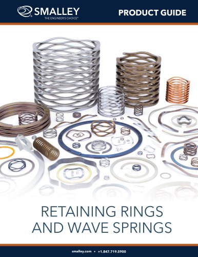 RETAINING RINGS AND WAVE SPRINGS