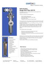 Datasheet Wedge Wire Filter CSF-FD - 1