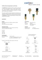 S100 series temperature switches - 1