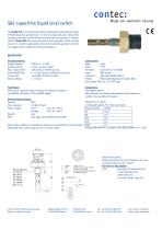 S82 capacitive liquid level switch - 1