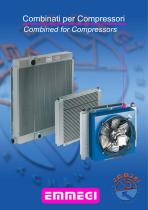 Combined exchangers for compressors-1