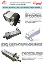 Actuators with mechanical functions pneumatic motions integrated - 1