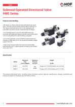 Solenoid Operated Directional Valve HWE Series-1